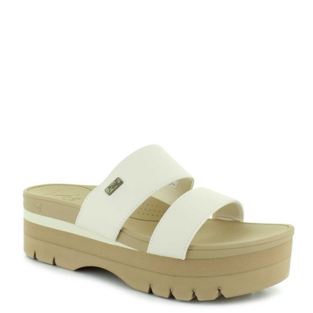 🔥NEW! Reef Vintage Sand Banded Hi 2.5 Platform Sandals Sz 7 NWT
